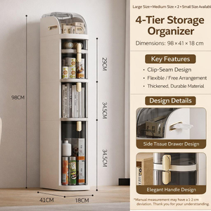 4-Layer Gap Storage Cabinet