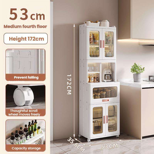 Tall Modular 4-Section Cabinet (Wide/53cm)
