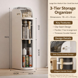 3-Layer Gap Storage Cabinet